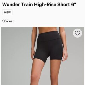 Lululemon Wunder Train 6” Shorts